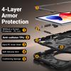LFOIQN Heavy Duty Shockproof Case For Redmi Pad 2 Pro 12.1 / POCO Pad M1 12.1 Inch Tablet PC Kids Silicon Cover Case