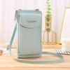 New Mobile Phone Bag Women's Fashion Versatile Korean Mini Messenger Bag Student Large Capacity Multi Card Wallet Card Bag Women