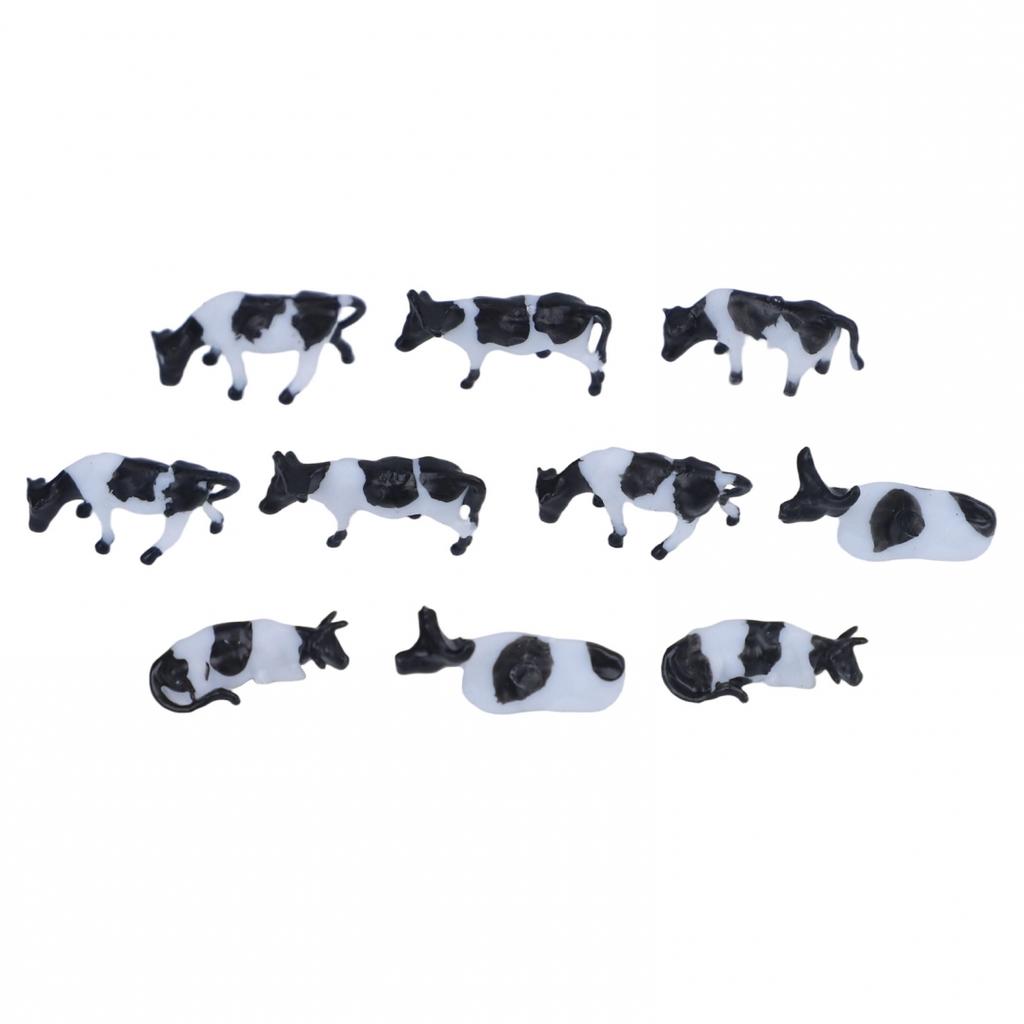 Model Railway Black & White Cow HO/OO Gauge 00 Cows High Quality