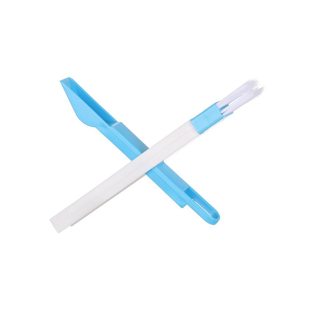 Crevice Kitchen Bathroom Household  Home 2 In 1 Desk Set Keyboard Brush Grooves Cleaning Tool