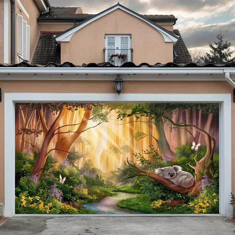2D Koala Enchanted Forest Backdrop Kids Party Photography Background