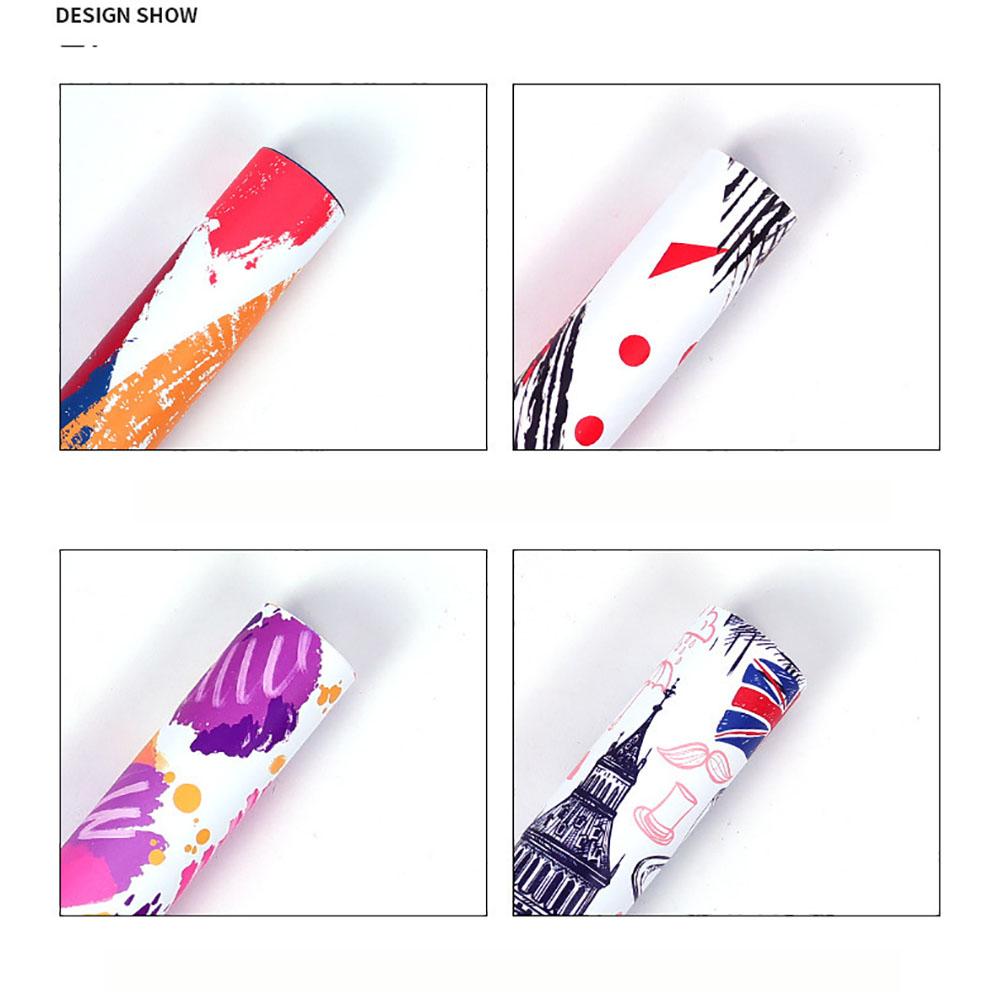 50*70cm Birthday Gift Wrapping Paper Big Ben Graffiti Valentines Day Flower Gift Packaging Paper Festival Party Decoration Paper