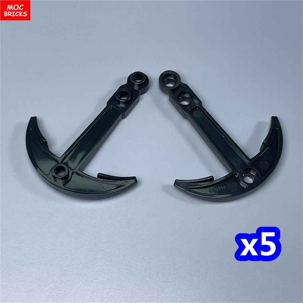 MOC Bricks Dugout Canoe Oar Ship Boat Camp Cabin Pirate Scene Accessory Military Assembled Building Block Accessories Kids Toys