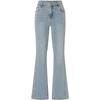 MO&Co. Mid-Waist Flared Denim Jeans