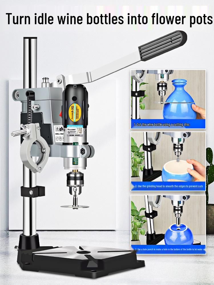 Multi-Functional Glass Bottle and Ceramic Pot Cutting & Polishing Machine
