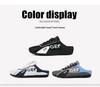 2024 Spring Men's Trendy Korean Style Casual Canvas Moccasins - Versatile Half-Slippers
