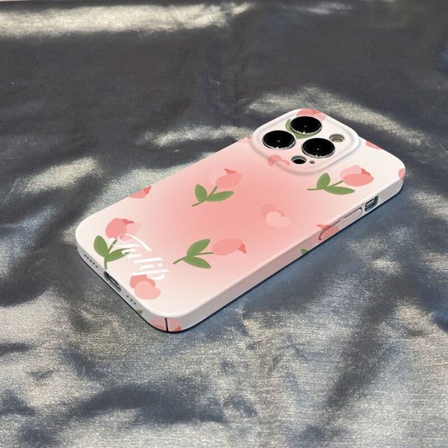 

Чехол для телефона с цветами тюльпана для Iphone 14 Plus 13 Pro Max 11 12, защита камеры, противоударный чехол-бампер для Iphone Xr Xs X 7 8 P iphone x xs