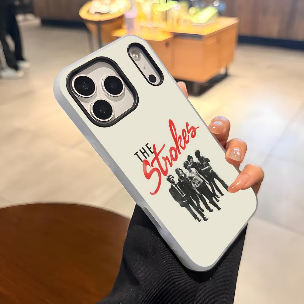 Band The S-strokes Phone Case For IPhone 17 Air 16 E 15 14 Plus 13 12 11 Pro Max Jelly 2 In 1 Protective Case