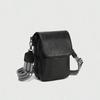 Women's Mobile Phone Bag Retro Mini Messenger Bag Fashionable Versatile Wide Shoulder Strap Small Square Bag Women