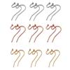 Stainless Steel Earrings Hook For Jewelry Making Hypoallergenic Women Dangle Cross Earring Clasps Fittings Diy Finding