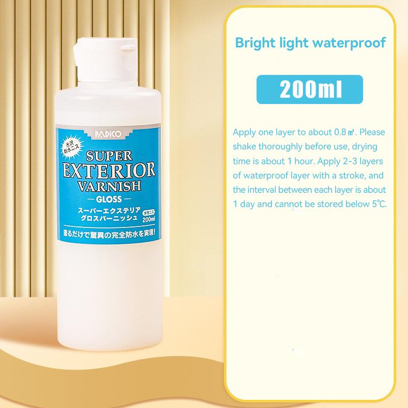 10/20/100/200ml Water-Based Gloss Varnish Resin Finish for Stone Polymer Air-Dry Clay - Dustproof High Shine Protective Coating