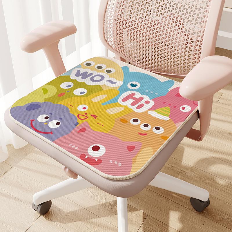 Cartoon Cute Four Season Cushion, Cooling Pad, Home Office Seat Cushion, Easy To Wash and Clean