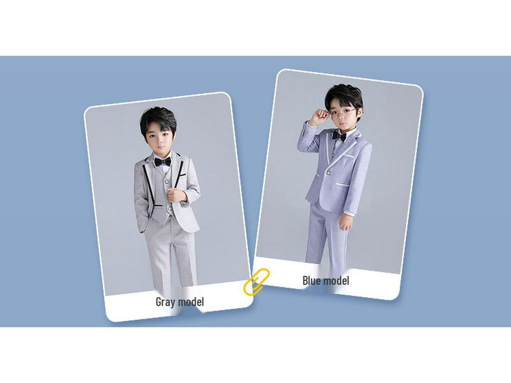 Dětský elegantní blejzr set: Podzimní/Zimní Oblek pro Chlapce, Ideální na Vystoupení a Speciální Příležitosti