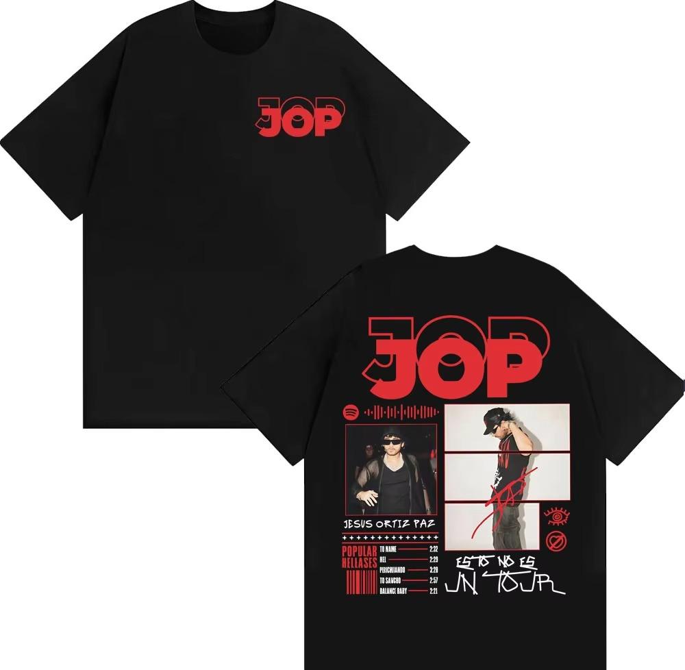 

Rapper Fuerza Regida Force 2025 Tour Graphic Tshirts for Man Vintage 90s Hip Hop Punk T Shirt Men Summer Tops Oversized Tshirt S
