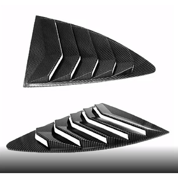 Rear Window Triangle Louver Shutter Spoiler Panel Cover For Subaru BRZ For Toyota 86 GT86 2013 2014 2015 -  Car Accessories