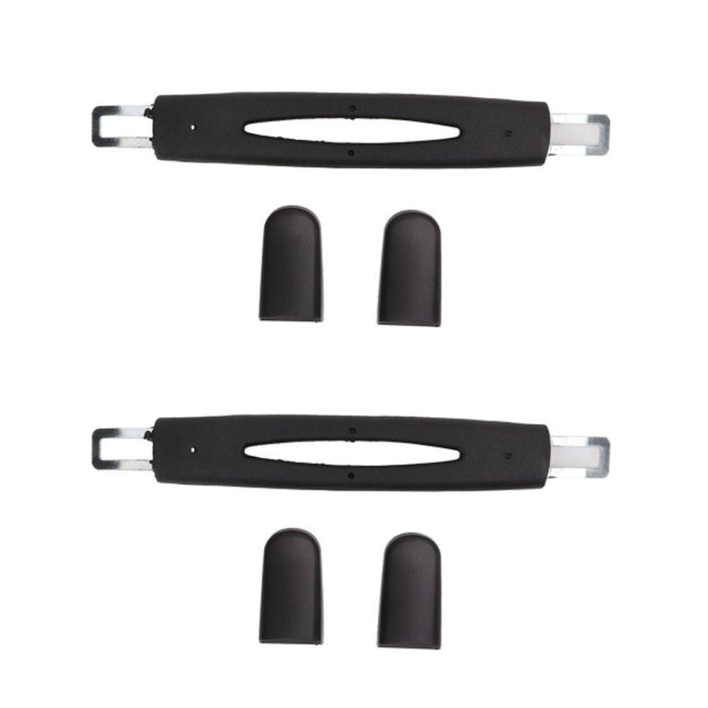 

2 Pcs /Set Durable Plastic Luggage Pull Handle Flexible Easy Install Strap Handle Grip Replacement Handle Travel Accessories чёрный