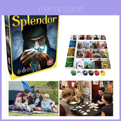 Splendor Brettspiel Vollständige Englische Version Schachtel für Heimparty mit Sammelkarten