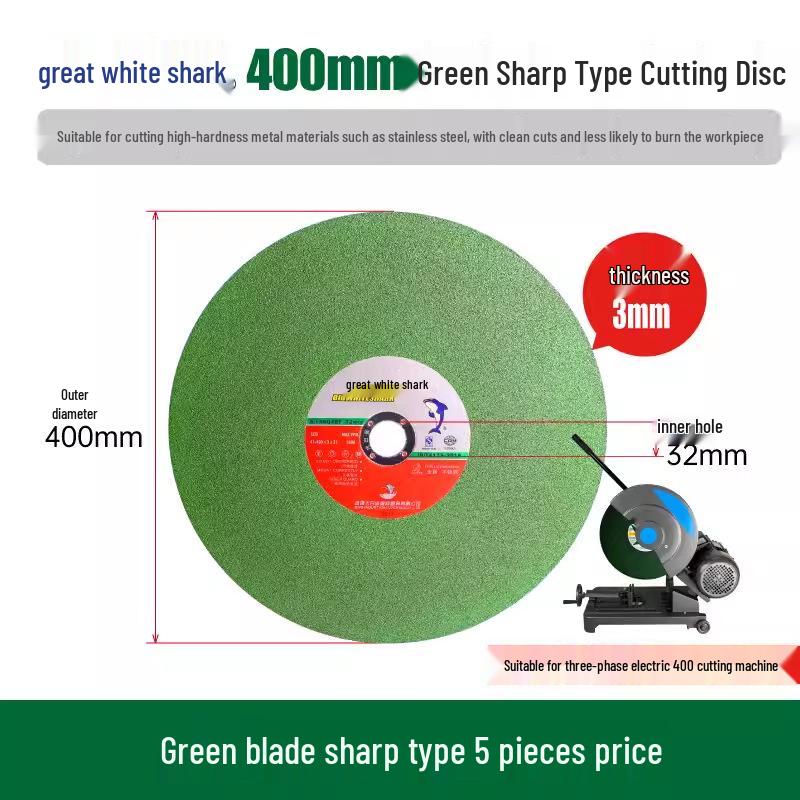 Great White Shark 100mm Stainless Steel Angle Grinder Blade - Sharp & Durable Cutting Wheel