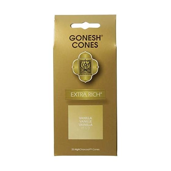 GONESH Incense Cone (Incense) Vanilla (exquisite vanilla scent) 25 pieces