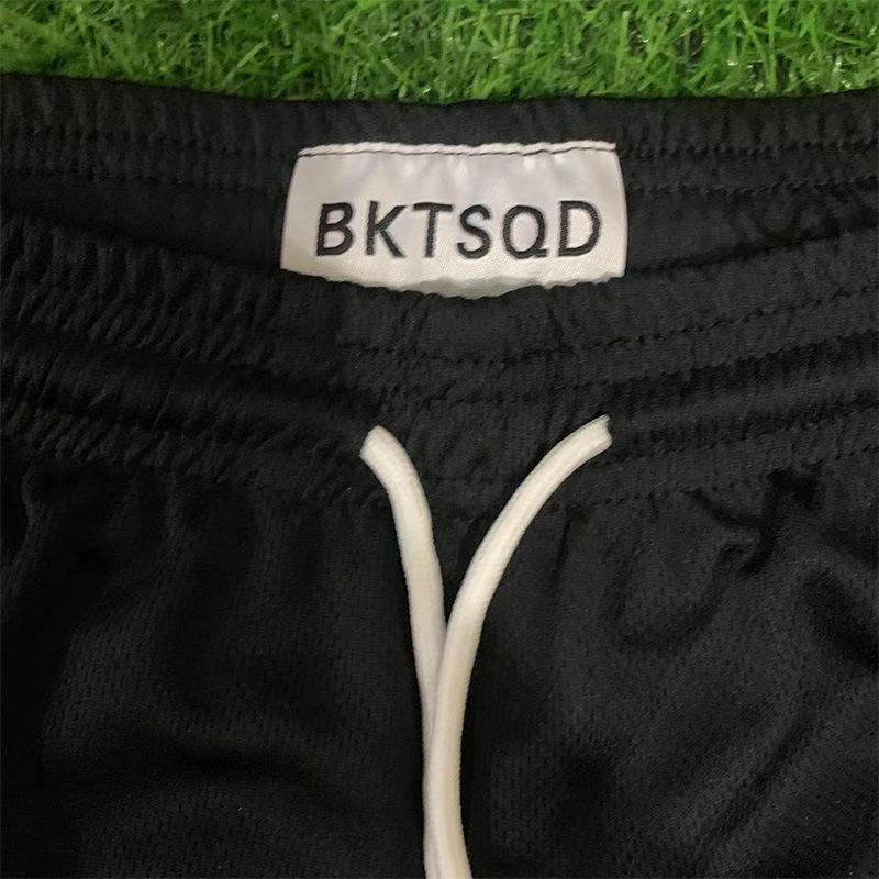 BKTSQD Unisex Quick-Dry Mesh Sports Shorts for Running, Basketball, and Swimming