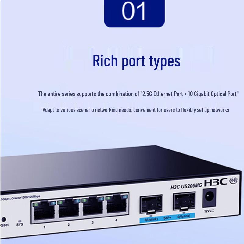 H3C US206MG Multi-Service Managed Switch