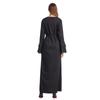 Women's Long Beaded Dress - Middle Eastern Arabic Robe Ethnic Costume