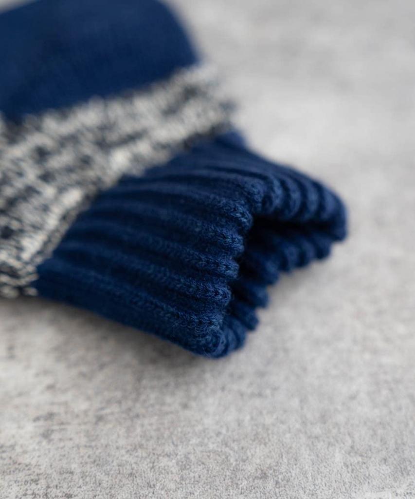 Nakota Low Gauge Panel Full Cold Sizes Oatmeal Socks, Cotton, Pile, Short, Warm, Weather, Men's (25-27cm),