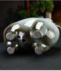 Y Ceramic Animal Sheep Family Ornaments Lucky Gift for New House Home Living Room Porch Office TV Cabinet Desktop Art Decoration