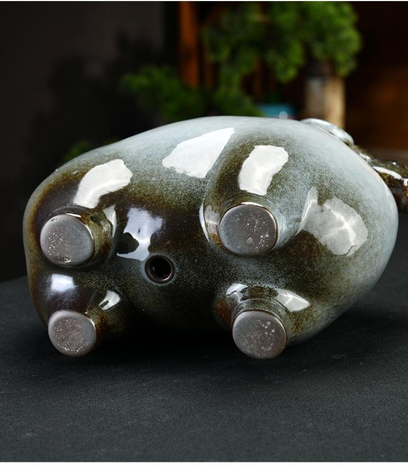 Y Ceramic Animal Sheep Family Ornaments Lucky Gift for New House Home Living Room Porch Office TV Cabinet Desktop Art Decoration