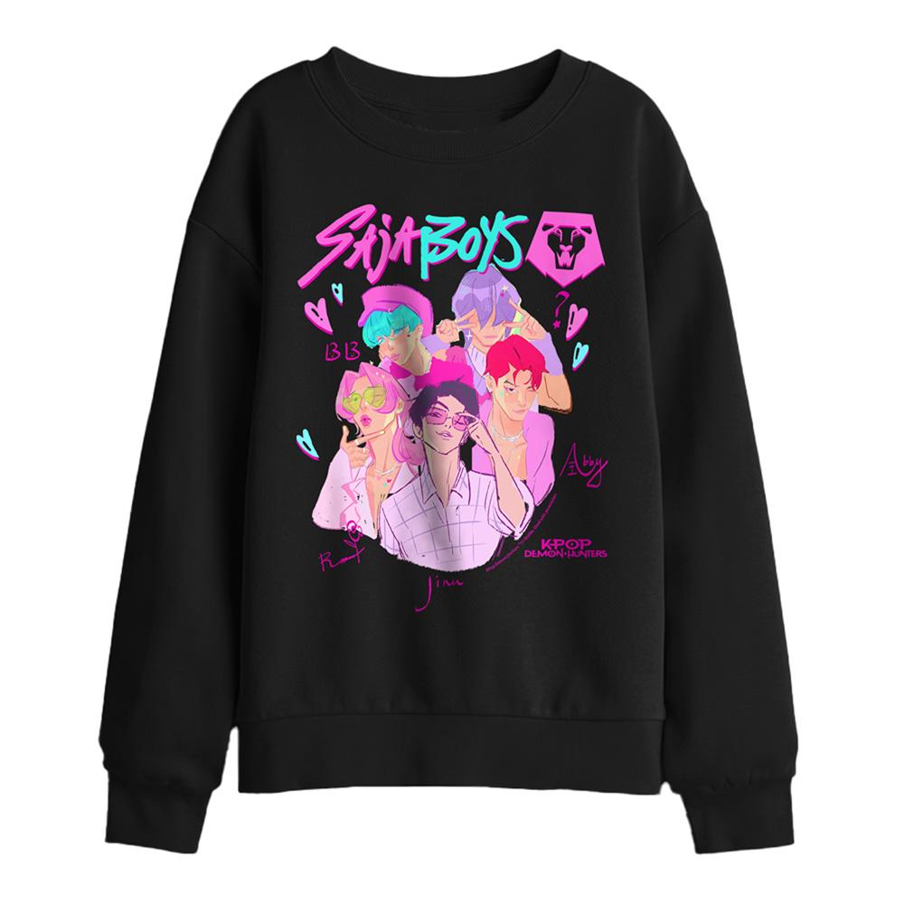 K-Pop Demon Hunters Childrens/Kids Group Signatures Saja Boys Sweatshirt