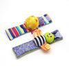 Pädagogisches Baby-Rassel-Armband & Socken-Set für Neugeborene (0-1 Jahr)