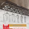 Stainless Steel Hanging Wine Glass Rack for Upside-Down Storage