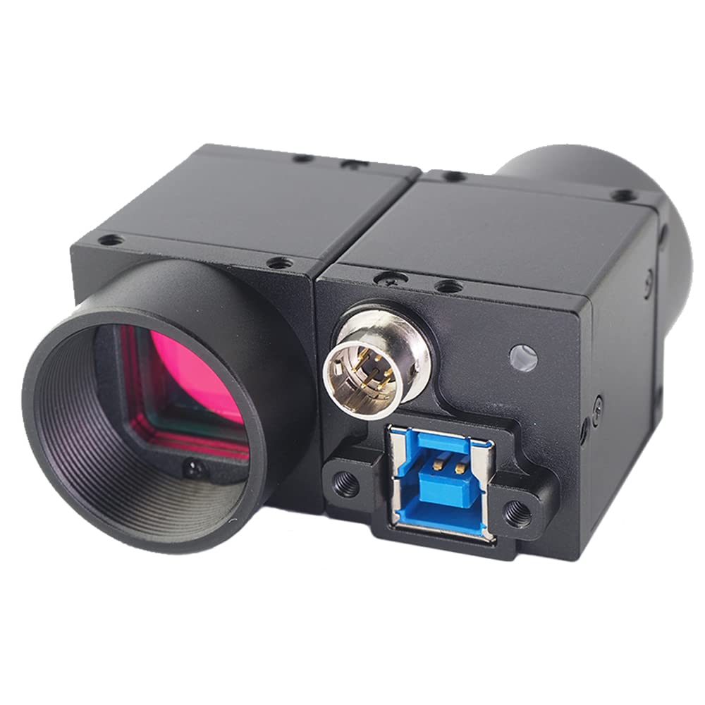 

Machine Vision Global Shutter Monochrome Digital Industrial Camera with Windows and Linux 790FPS High-Speed USB3.0 1/5.6 0.3MP C-Mouse, SDK, 640x480,