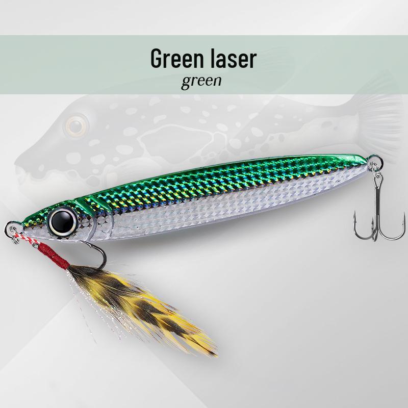 

Приманка из железа с рисунком рыбьей чешуи - Немезида с перевернутым ртом, рыболовная приманка для ловли во всех слоях воды 15g