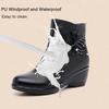 Fashion Winter Women Ankle Boots PU Leather Female Thick Plush Warm Snow Boots  Waterproof Non-slip Booties Luxury