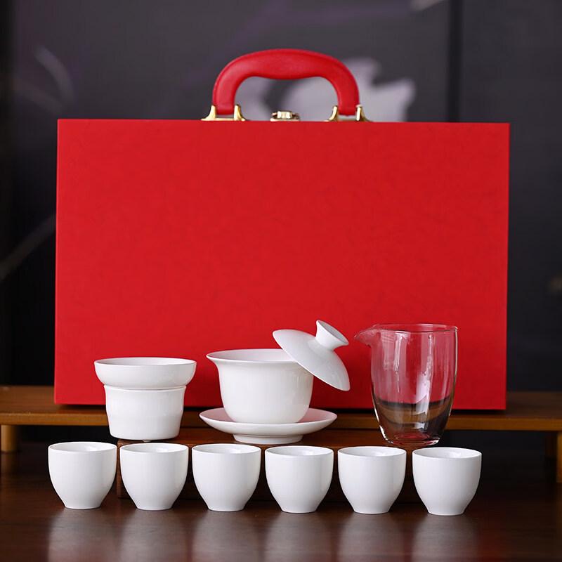 Ru Han Ceramic Tea Set Gift Box