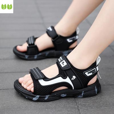 Fashion Boys Summer Sandals Soft Bottom Non-Slip Beach Shoes Girls Sandals