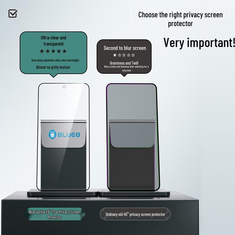 Honor Anti-Peep Tempered Glass Screen Protector