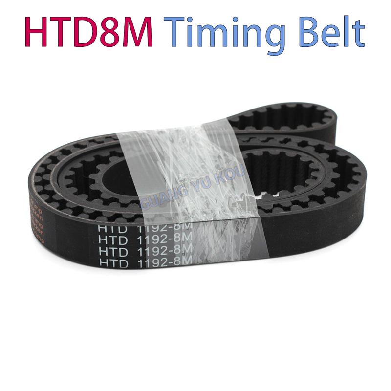 HTD8M Rubber Timing Belt Width15-50mm Length 8M2936 2960 2984 2992 3000 3008 3016 3024 3040 3048 3064 3072 3080 3088 3096~3504mm