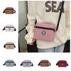 Multi-functional Zipper Crossbody Bag Niche Design Small Phone Bag Vintage Shoulder Bag  Girls