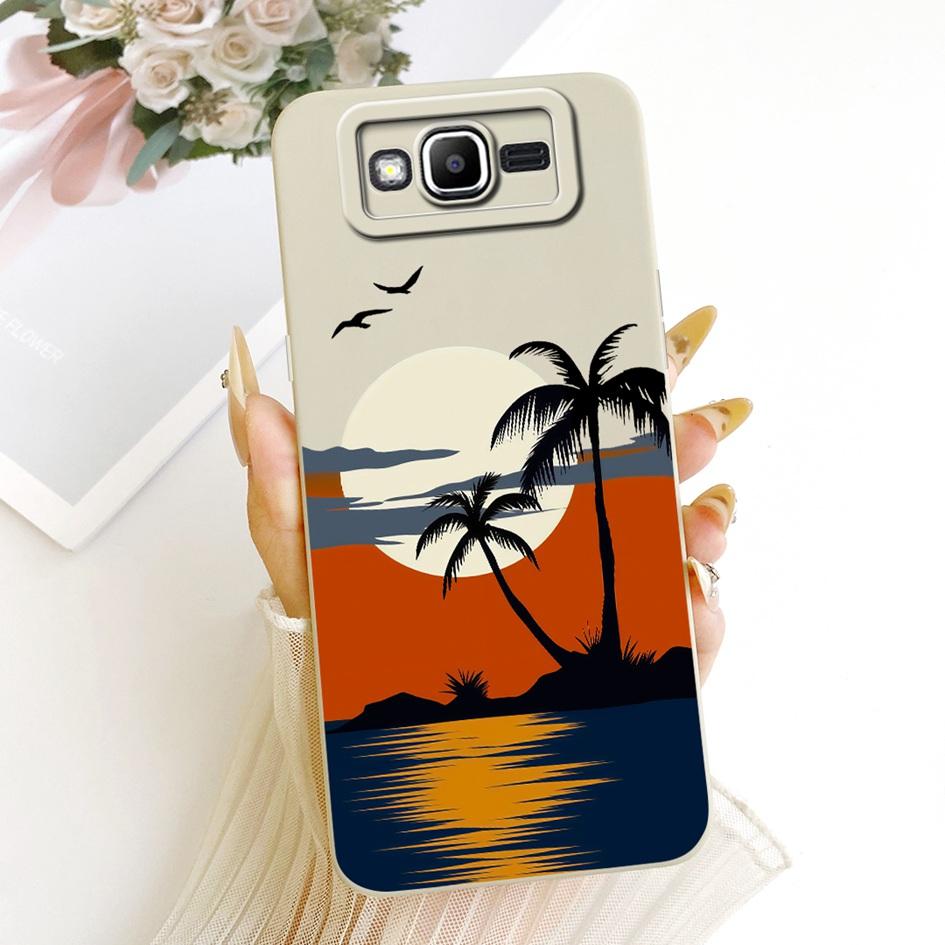 For Samsung Galaxy J2 Prime Case Cute Cartoon Cat Shockproof Silicone Soft Cover For Samsung J5 Prime On5 2016 G570 G570F Fundas