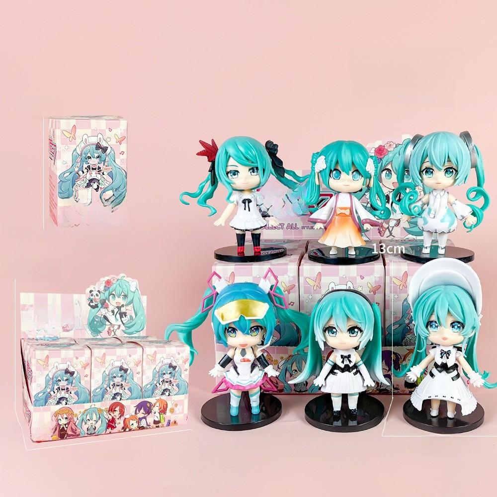 Hatsune Miku Pvc Figurine Collection Set With Assembly For Anime Enthusiasts And Display