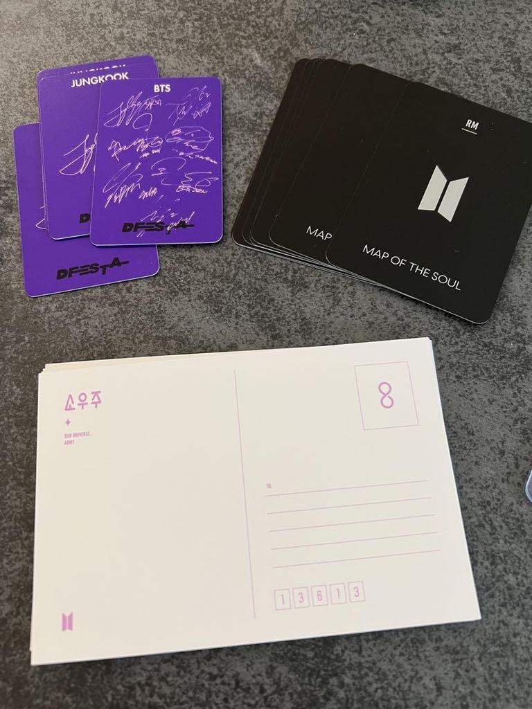 [USED] bts DECO BOOK trading cards, postcards, various sets, with bonus, Jungkook