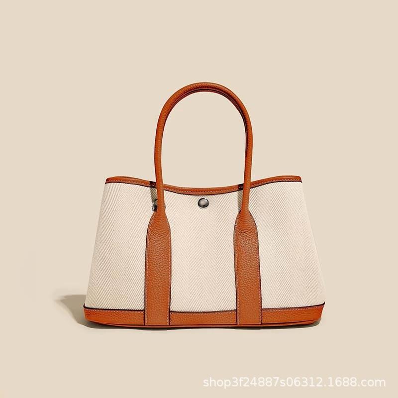 2024 Neue Damen Tasche Einzel Schulter Schräg über Körper Tragbare Canvas Gartentasche Tragbare Einkaufstasche Beuteltasche