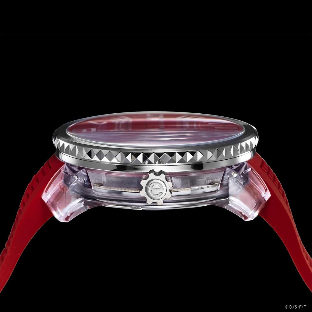 Tendence Orologio ONE PIECE Collaborazione Luffy Quarzo 10 ATM Resistenza all'Acqua Minerale Rosso TY532021, Modello, Movimento, Resistenza, Vetro, Quadrante, Unisex, [Autentico]