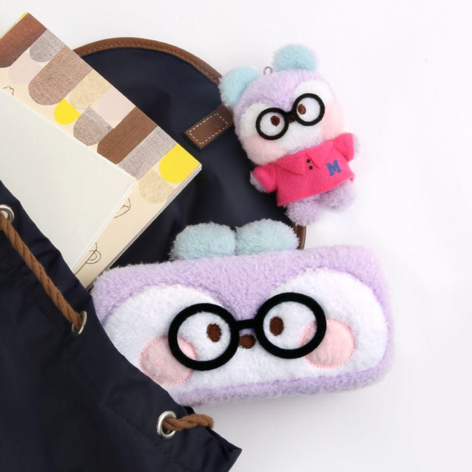 

[USED] Official minini BT21MANG Glasses Pouch Pen Case/Key Ring