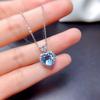 Live Source Imitation Topaz & Mozambique Garnet Jewelry Set: Stud Earrings, Ring, Pendant, Dangle Earrings for Women