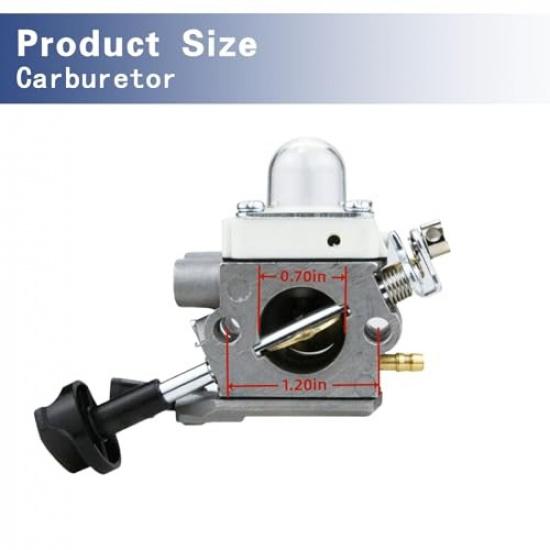 Carburetor Kit for STIHL BR200 Backpack Blower Carb 42411200625 C1MS219 C1M-S219