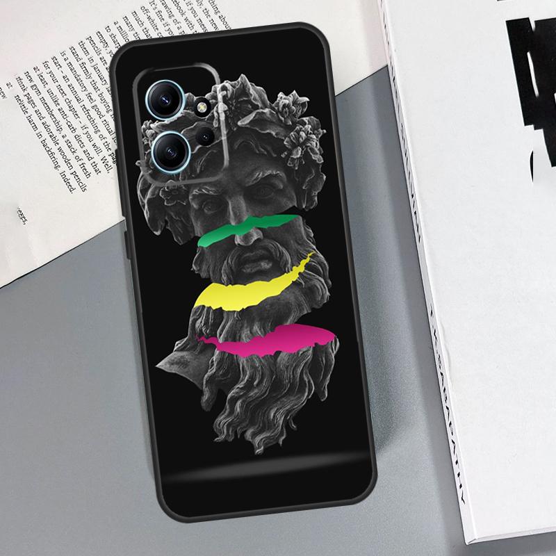 

Greek God Statue Face Case For Xiaomi Redmi Note 15 Pro 10 11 12 13 14 Pro Cover For Redmi 15C 15 14C 10C 12C 13C Redmi 12 4G