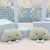 Cloud-Shaped Cartoon Plush Pendant: Cute Backpack Doll Keychain & Schoolbag Decoration.